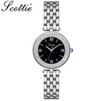 Scottie 9562 Women’s Luxury Fashion Watch –  Quartz Wristwatch White