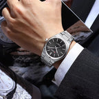 CURREN 8439 Men’s Luxury Watch – Japan Quartz Movement, Business & Sport Waterproof Wristwatch Black dial