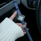 Scottie 9686 Women’s Watch – Waterproof Quartz with Diamond Accents & Leather Strap Blue