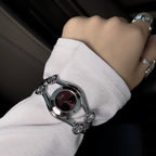Scottie 9737 Women’s Luxury Watch – New Shape Alloy Wristwatch with Buckle Clasp Purple