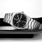 POEDAGAR 786 Luxury Women’s Stainless Steel Bracelet Watch – Waterproof Quartz Wristwatch with Luminous Hands Black