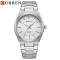 CURREN 8439 Men’s Luxury Watch – Japan Quartz Movement, Business & Sport Waterproof Wristwatch White dial