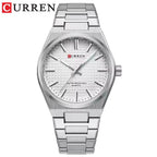 CURREN 8439 Men’s Luxury Watch – Japan Quartz Movement, Business & Sport Waterproof Wristwatch White dial