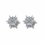 Snowflake Jewelry Set with Brilliant Sunburst