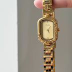 Scottie 9723 Women’s Modern Luxury Watch – Elegant Analog Quartz Wristwatch with Waterproof Alloy Band Gold