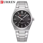 CURREN 8439 Men’s Luxury Watch – Japan Quartz Movement, Business & Sport Waterproof Wristwatch Black dial
