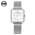 Hannah Martin 1082 Women’s Square Watch – Casual Quartz Wristwatch with Japanese Movement