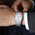 CURREN 8439 Men’s Luxury Watch – Japan Quartz Movement, Business & Sport Waterproof Wristwatch White dial
