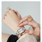 OLEVS 3692 Women’s Watch – Stainless Steel Quartz Wristwatch with Waterproof - Silvery White