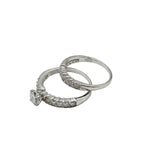 Royal Marquise Halo Ring Set