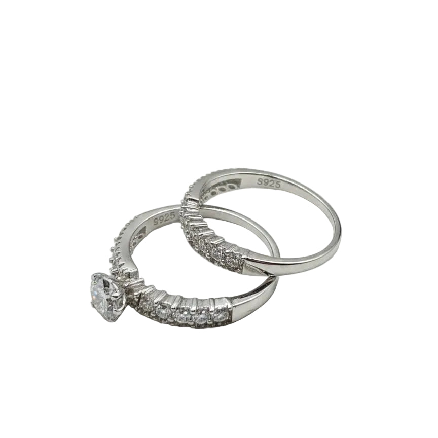 Royal Marquise Halo Ring Set