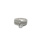 Royal Marquise Halo Ring Set