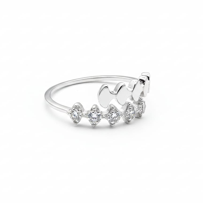 Silver Open Bypass Ring