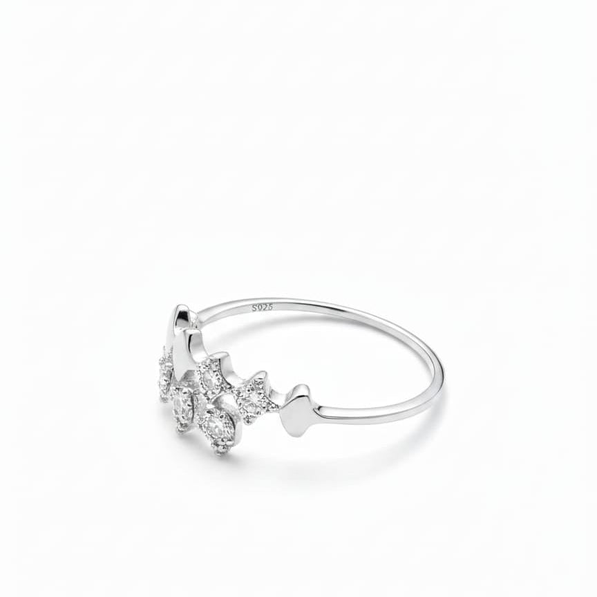 Silver Open Bypass Ring