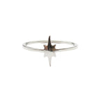 Minimalist Polished North Star Ring