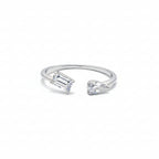 Pear and Emerald Cut Ring