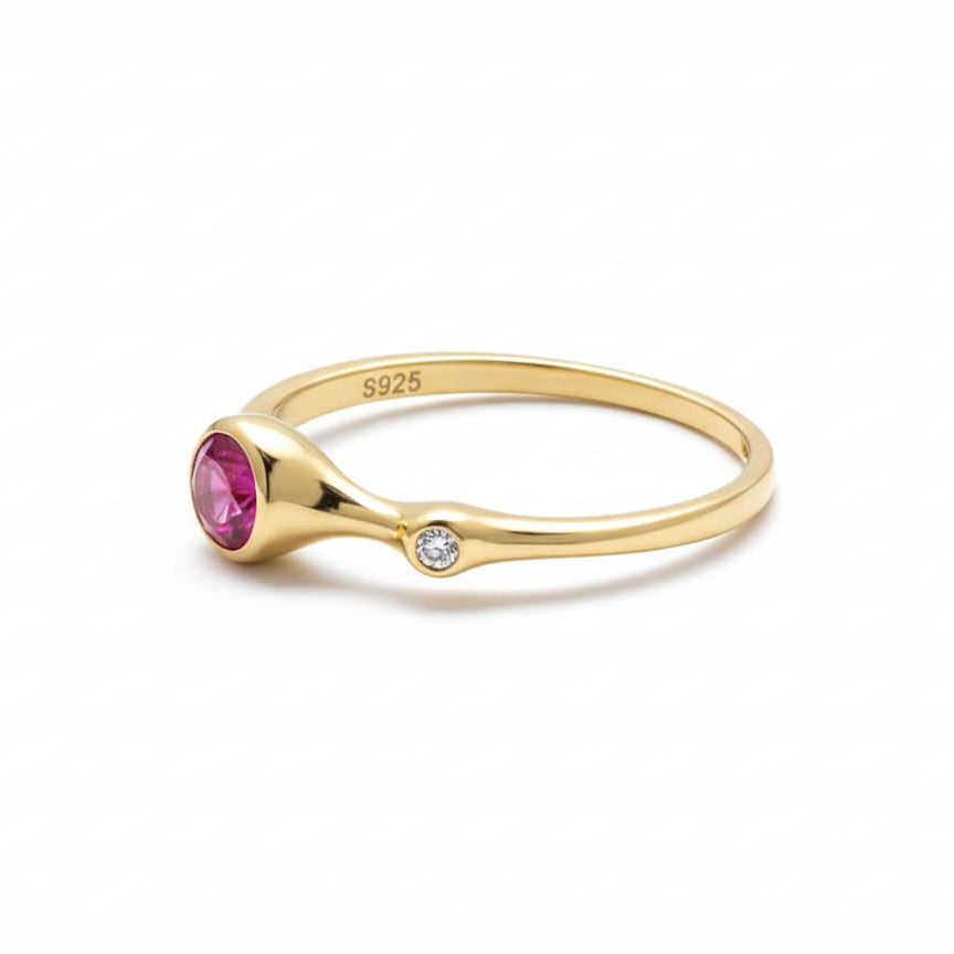 Modern Bezel Ring