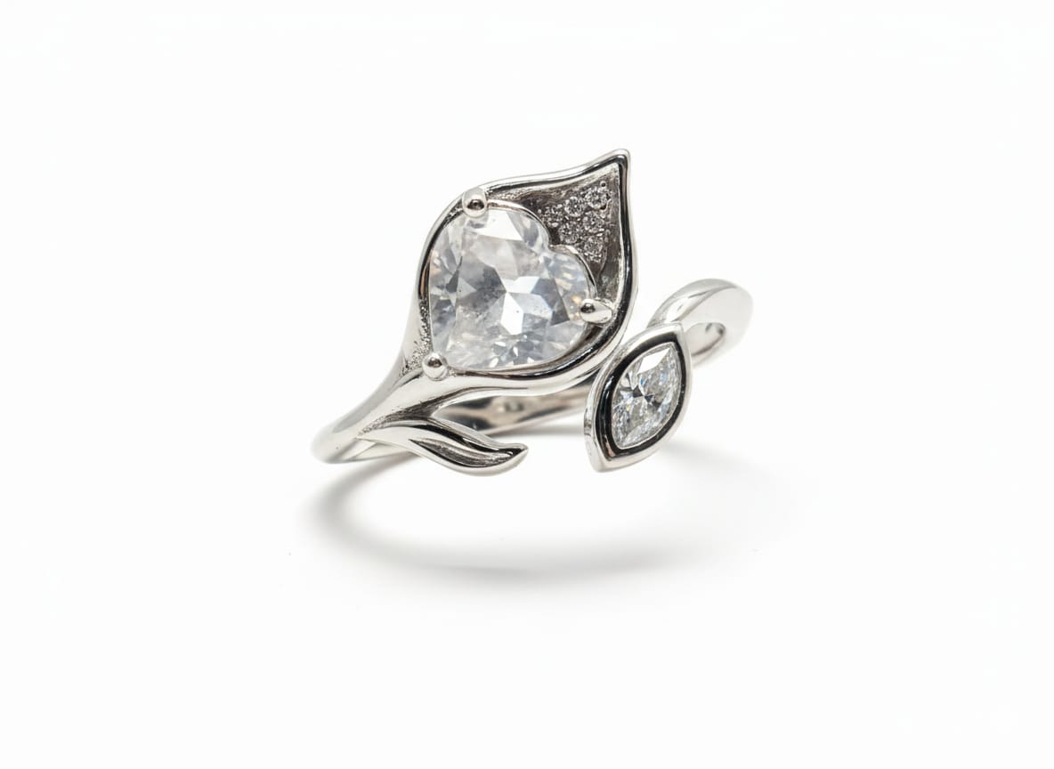 Enchanted Tulip Moonstone Ring