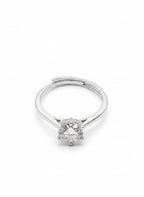 Classic Six-Prong Solitaire Ring with Brilliant Round-Cut