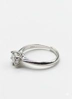 Classic Six-Prong Solitaire Ring with Brilliant Round-Cut