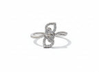 Sterling Silver Petal Bypass Ring