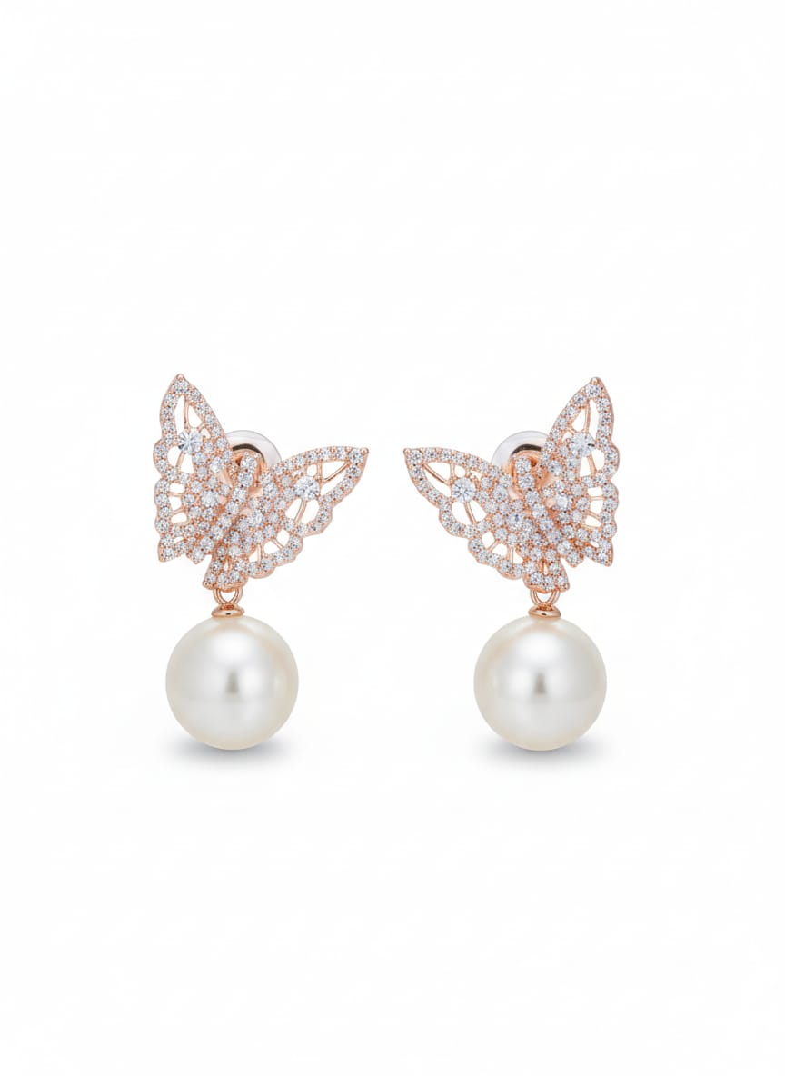 Butterfly Pearl Drops