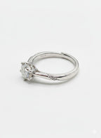 Radiant Six-Prong Solitaire Ring