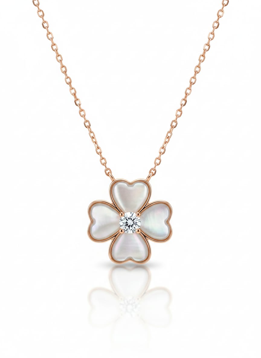 Radiant Gold Butterfly Garden Pendant