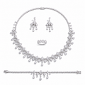 Radiant Square and Pear-Cut Crystals Set