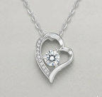 Necklace with Vivid Heart
