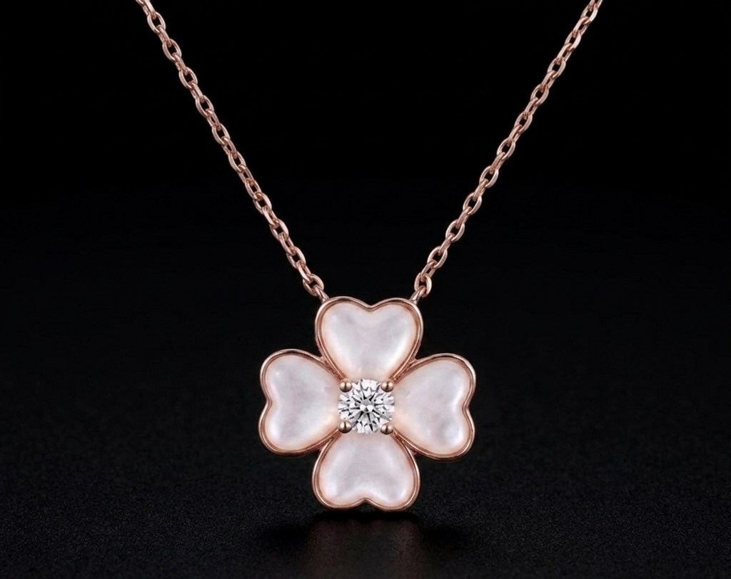 Radiant Gold Butterfly Garden Pendant