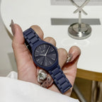 Scottie 9729 Women’s Simple Luxury Watch – Waterproof Stainless Steel Quartz with Blue Dial