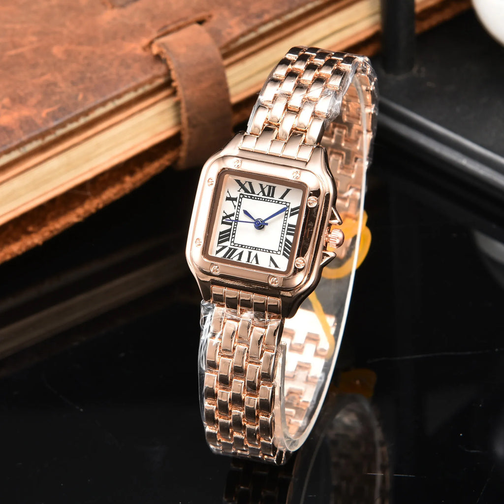 Scottie 9100 Women’s High-End Oval Watch – Elegant Leather Quartz Wristwatch - Black and Silver