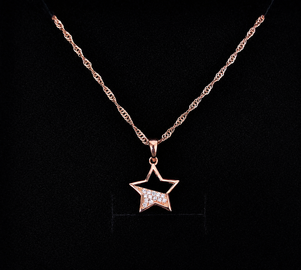 Pavé Celestial Star Necklace